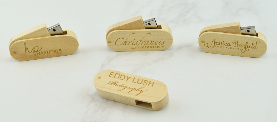 Wooden Twister USB Memory Stick