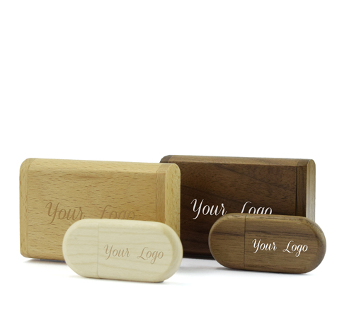 Wooden Flip Gift Box Wooden Pebble