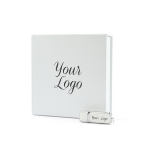 Large White Magnetic Photo Prints Gift Box White Hermes