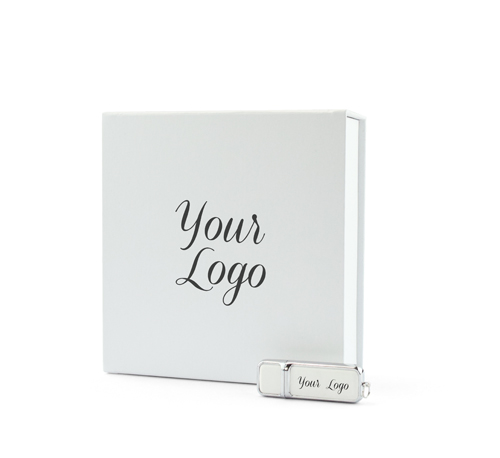 Large White Magnetic Photo Prints Gift Box White Hermes