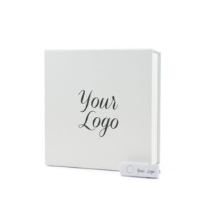 Large White-Magnetic-Photo-Prints Gift Box White Twister Duo