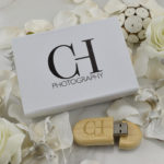 Pebble and white box