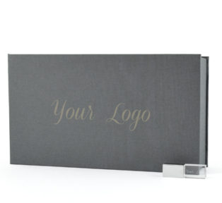 Elegant Photo Print Gift Boxes Crystal USB