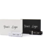 White Black Magnetic Flip Gift Box Dixie