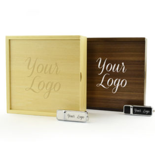 Wooden Photo Prints Gift Box Hermes