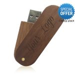 Wooden Twister USB Drive Dark Wood