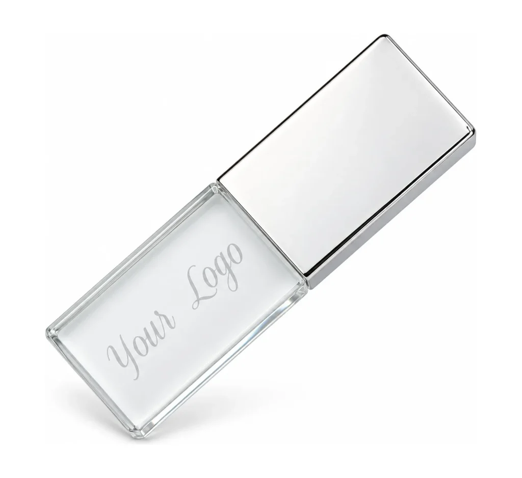 Crystal USB Stick 3.0 personalised with your logo