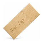 Wooden Block USB Stick 3.0 personalised with your logo